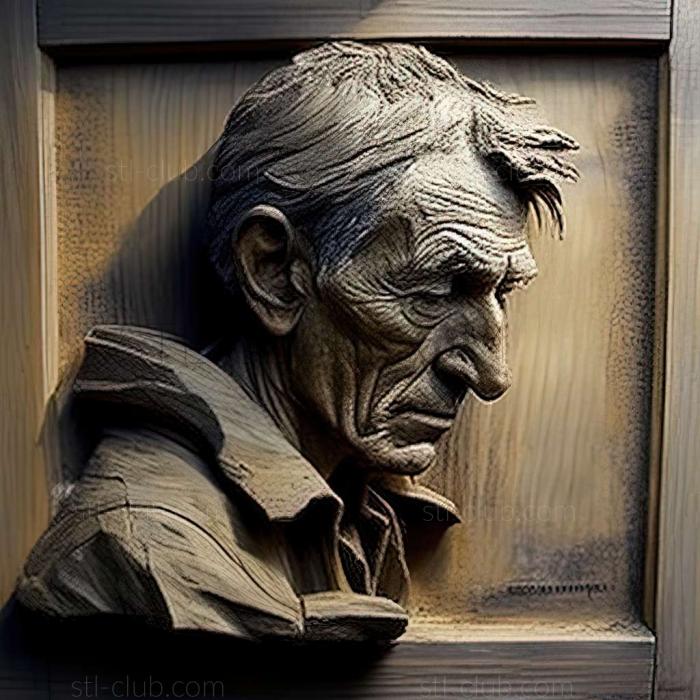3D model Andrew Wyeth American artist (STL)